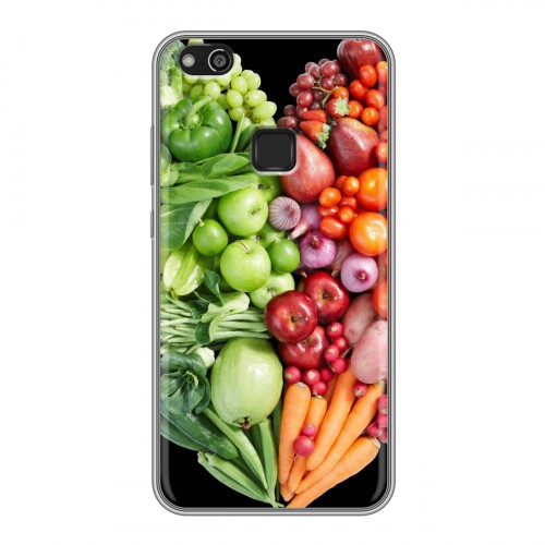 Дизайнерский силиконовый чехол для Huawei P10 Lite Овощи