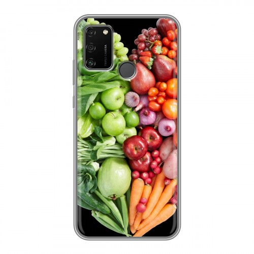 Дизайнерский силиконовый чехол для Huawei Honor 9A Овощи