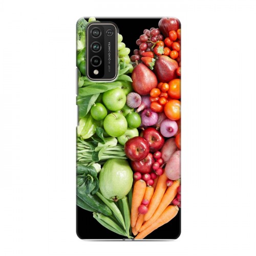 Дизайнерский пластиковый чехол для Huawei Honor 10X Lite Овощи