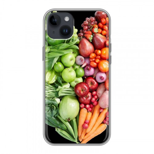 Дизайнерский пластиковый чехол для Iphone 14 Plus Овощи