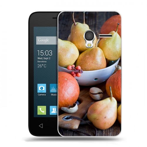 Дизайнерский пластиковый чехол для Alcatel One Touch Pixi 3 (4.5) Овощи