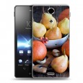 Дизайнерский пластиковый чехол для Sony Xperia TX Овощи