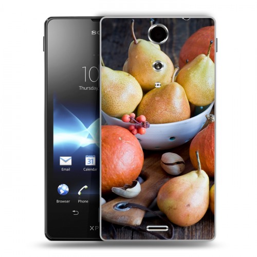 Дизайнерский пластиковый чехол для Sony Xperia TX Овощи