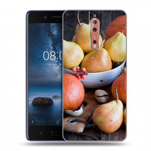 Дизайнерский пластиковый чехол для Nokia 8 Овощи