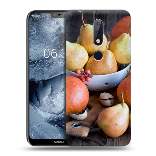 Дизайнерский пластиковый чехол для Nokia 6.1 Plus Овощи