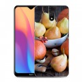 Дизайнерский силиконовый с усиленными углами чехол для Xiaomi RedMi 8A Овощи