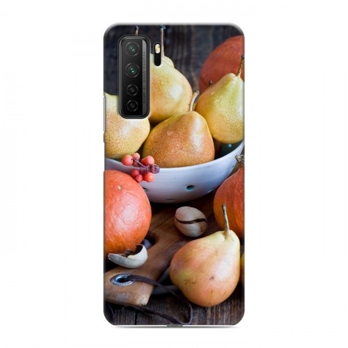 Дизайнерский силиконовый с усиленными углами чехол для Huawei Honor 30S Овощи
