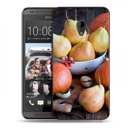 Дизайнерский пластиковый чехол для HTC Desire 700 Овощи