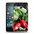 Дизайнерский пластиковый чехол для Microsoft Lumia 550 Овощи