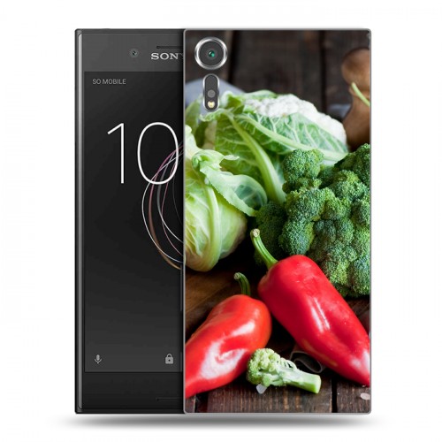 Дизайнерский пластиковый чехол для Sony Xperia XZs Овощи