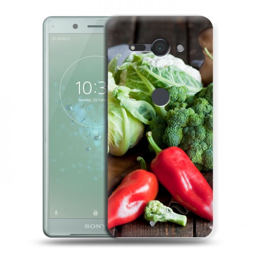 Дизайнерский пластиковый чехол для Sony Xperia XZ2 Compact Овощи