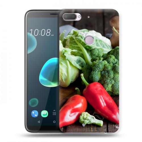 Дизайнерский силиконовый чехол для HTC Desire 12 Plus Овощи