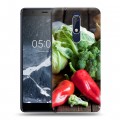 Дизайнерский пластиковый чехол для Nokia 5.1 Овощи