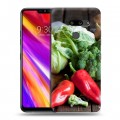 Дизайнерский пластиковый чехол для LG G8 ThinQ Овощи