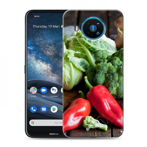 Дизайнерский силиконовый чехол для Nokia 8.3 Овощи