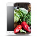 Дизайнерский пластиковый чехол для LG Optimus L5 2 II Овощи