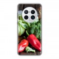 Дизайнерский силиконовый с усиленными углами чехол для Huawei Mate 50 Pro Овощи