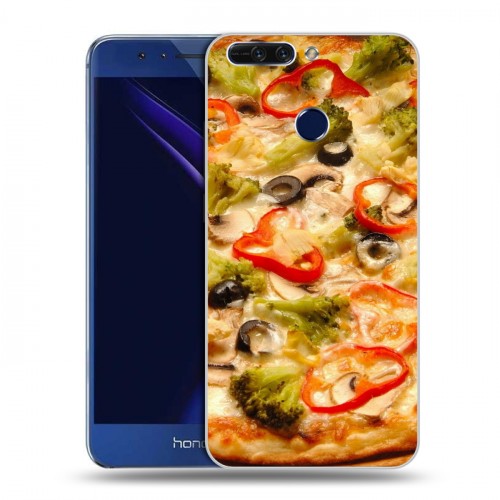 Дизайнерский пластиковый чехол для Huawei Honor 8 Pro Пицца