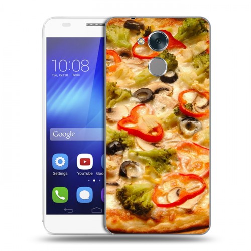Дизайнерский пластиковый чехол для Huawei Honor 6C Пицца