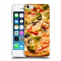 Дизайнерский пластиковый чехол для Iphone 5s Пицца