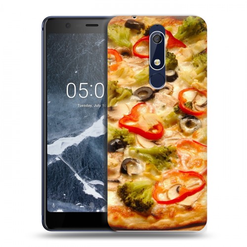 Дизайнерский пластиковый чехол для Nokia 5.1 Пицца