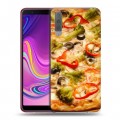 Дизайнерский силиконовый с усиленными углами чехол для Samsung Galaxy A7 (2018) Пицца