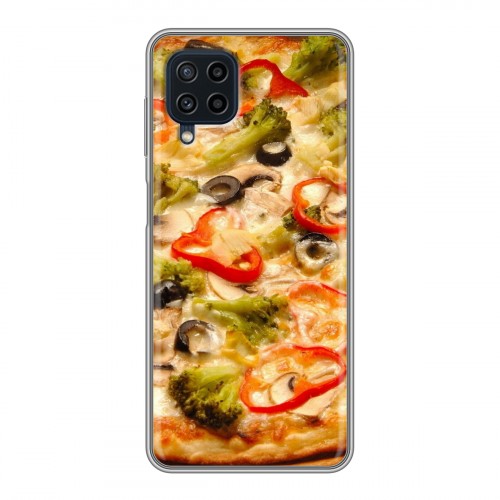 Дизайнерский силиконовый чехол для Samsung Galaxy A22 Пицца
