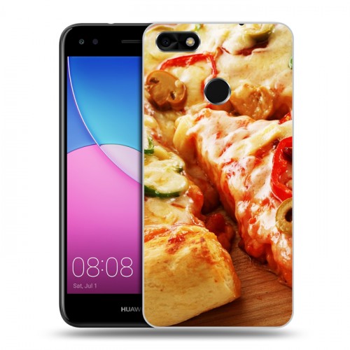 Дизайнерский пластиковый чехол для Huawei Nova Lite (2017) Пицца