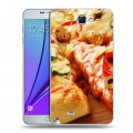 Дизайнерский пластиковый чехол для Samsung Galaxy Note 2 Пицца