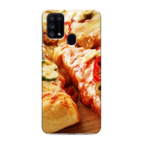 Дизайнерский силиконовый чехол для Samsung Galaxy M31 Пицца