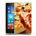 Дизайнерский пластиковый чехол для Microsoft Lumia 435 Пицца