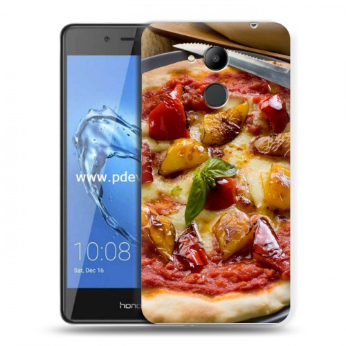 Дизайнерский пластиковый чехол для Huawei Honor 6C Pro Пицца