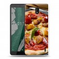 Дизайнерский силиконовый чехол для Nokia 1 Plus Пицца