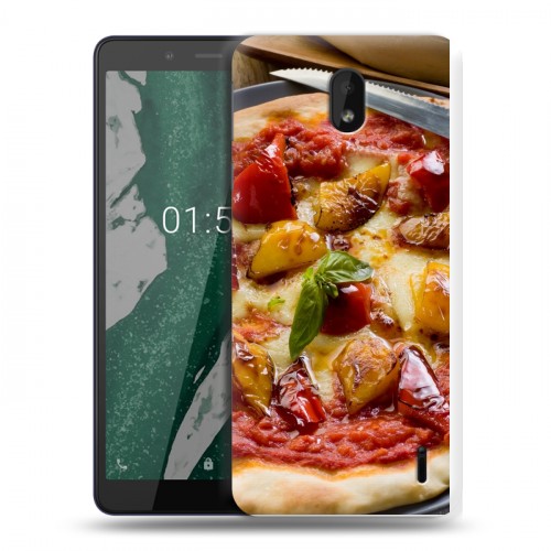 Дизайнерский силиконовый чехол для Nokia 1 Plus Пицца