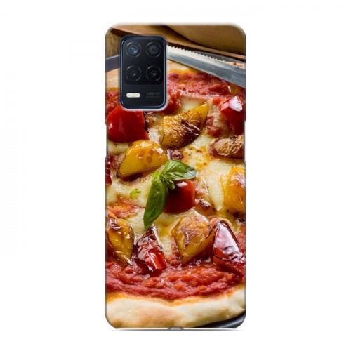Дизайнерский силиконовый с усиленными углами чехол для Realme Narzo 30 5G Пицца
