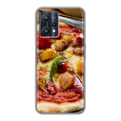 Дизайнерский силиконовый чехол для Realme 9 Pro Пицца