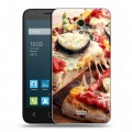 Дизайнерский силиконовый чехол для Alcatel One Touch Pixi 4 (6) Пицца