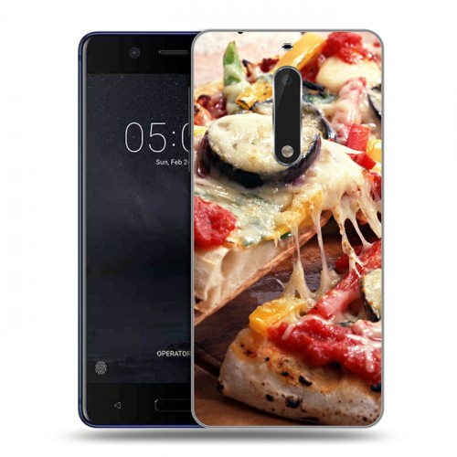 Дизайнерский пластиковый чехол для Nokia 5 Пицца