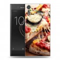 Дизайнерский пластиковый чехол для Sony Xperia XZs Пицца