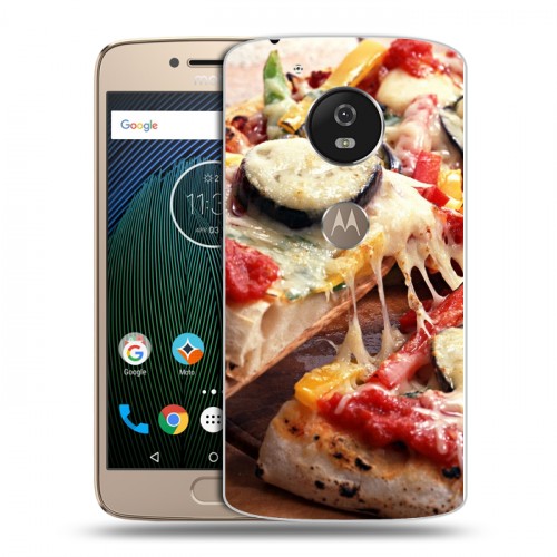 Дизайнерский силиконовый чехол для Motorola Moto G5s Пицца