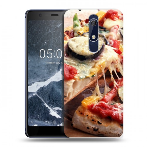 Дизайнерский пластиковый чехол для Nokia 5.1 Пицца