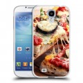 Дизайнерский пластиковый чехол для Samsung Galaxy S4 Пицца