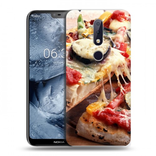 Дизайнерский силиконовый чехол для Nokia 6.1 Plus Пицца