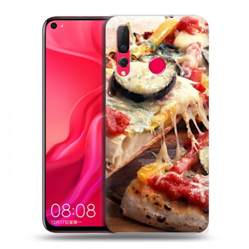 Дизайнерский пластиковый чехол для Huawei Nova 4 Пицца