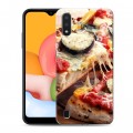 Дизайнерский силиконовый чехол для Samsung Galaxy M01 Пицца