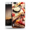 Дизайнерский силиконовый чехол для Huawei Honor 6 Plus Пицца