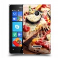 Дизайнерский пластиковый чехол для Microsoft Lumia 435 Пицца