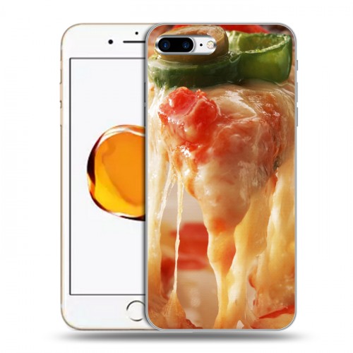 Дизайнерский силиконовый чехол для Iphone 7 Plus / 8 Plus Пицца