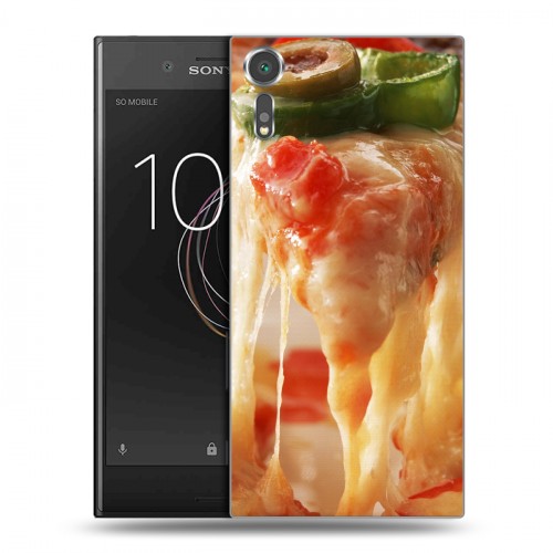 Дизайнерский пластиковый чехол для Sony Xperia XZs Пицца