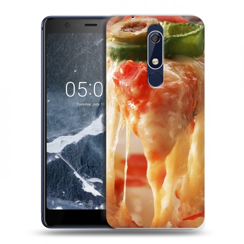 Дизайнерский пластиковый чехол для Nokia 5.1 Пицца